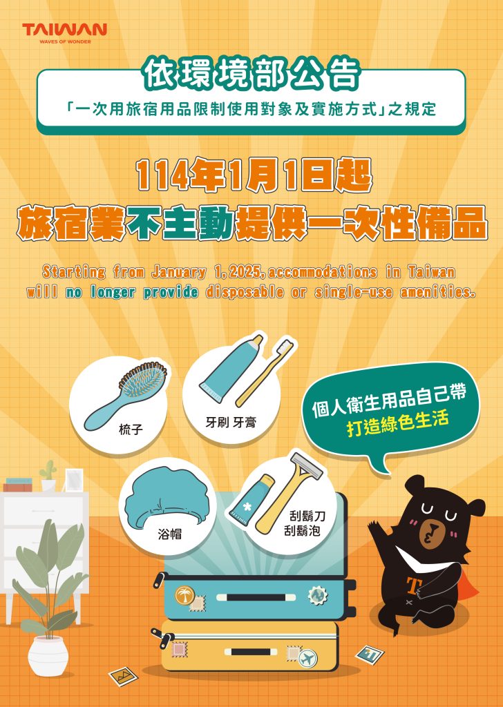 20241220一次用旅宿用品管制宣傳文宣 觀光署